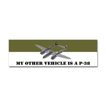 P-38 Bumper Sticker