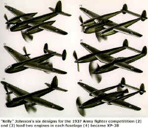 Early P-38 drawings