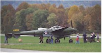 Towing Glacier Girl out to the tarmac